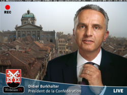 Didier Burkhalter est élu président de la Confédération