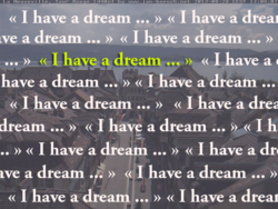 I have a dream ...